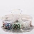 8 Compartments Plastic Craft Gem Beads Storage Box